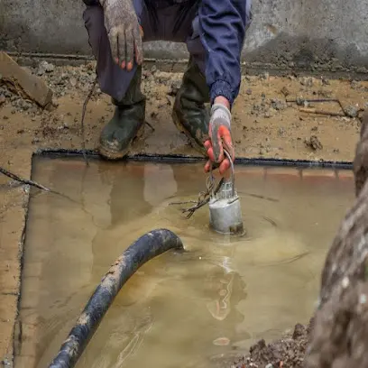 Water pooling against a home foundation from a failed pool or irrigation line in Calabasas, CA